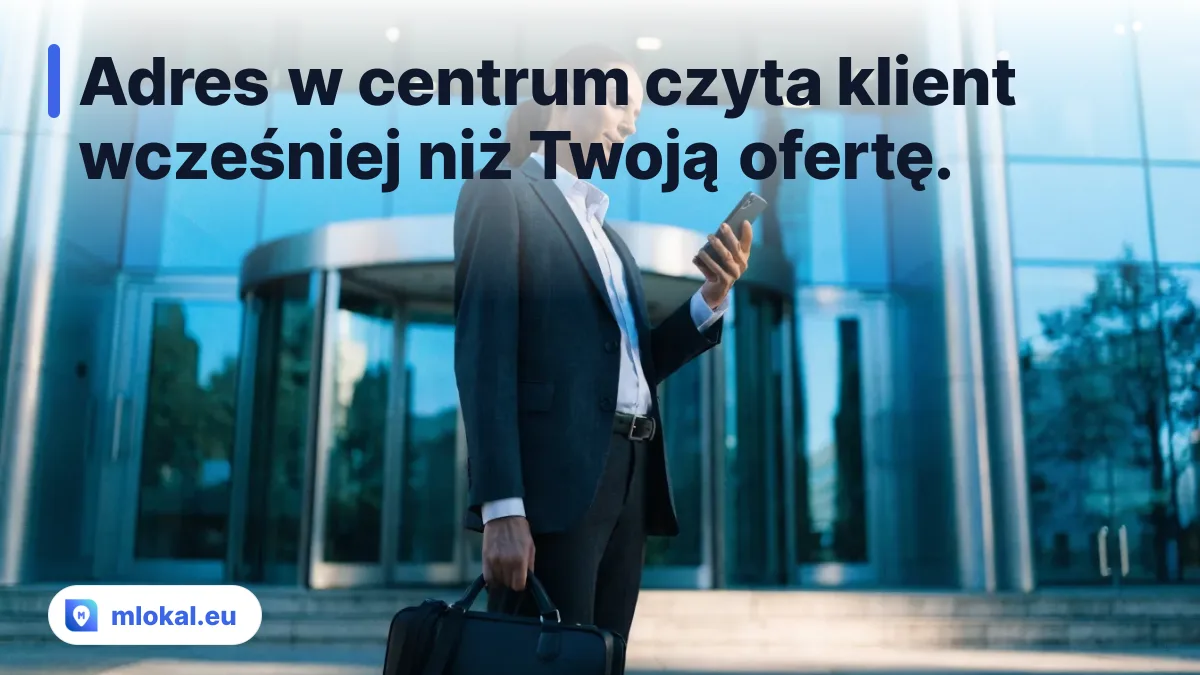 Adres w centrum czyta klient wcześniej niż Twoją ofertę. - prestiżowy adres Warszawa